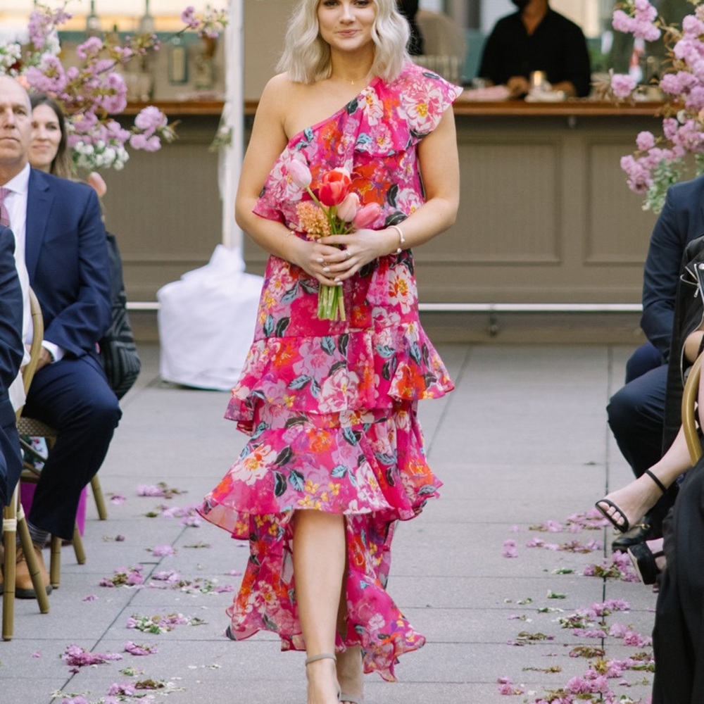 MISA Los Angeles FAENA Dress in Rose garden